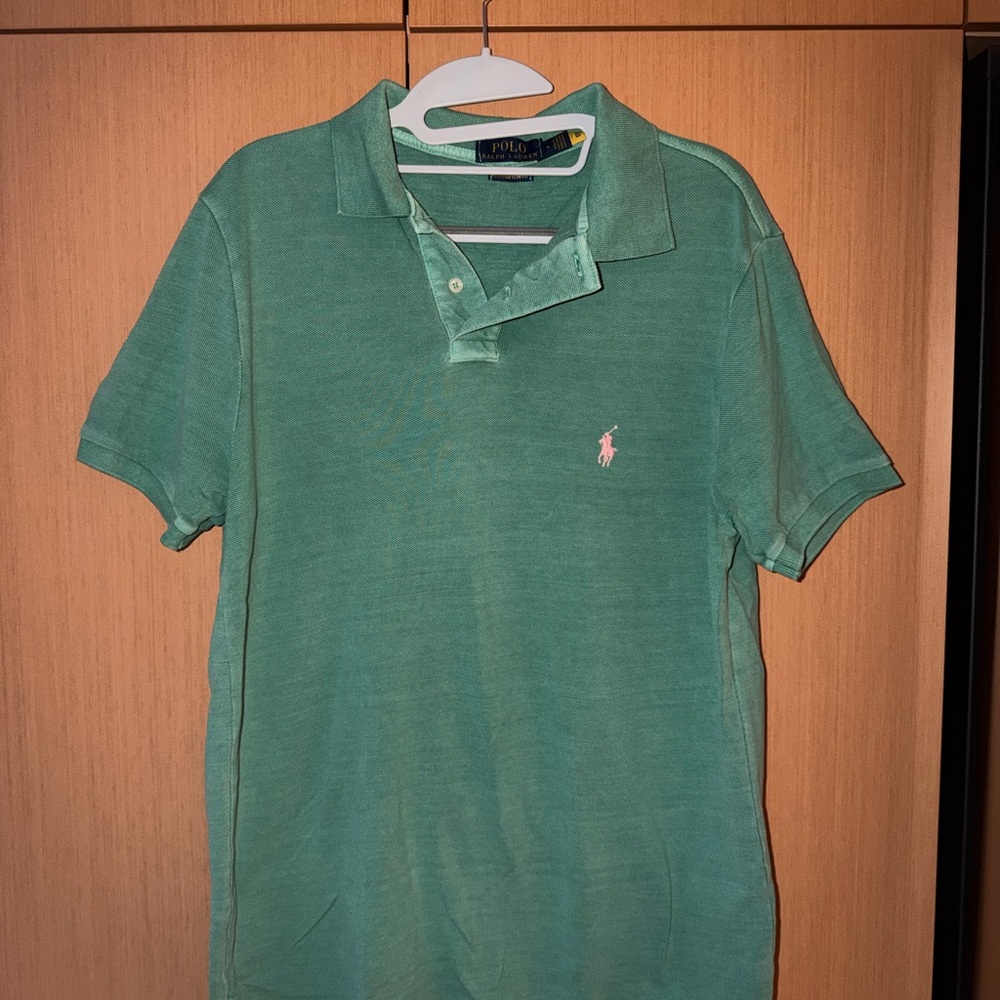 Polo by Ralph Lauren Men's Polo Shirt in Green